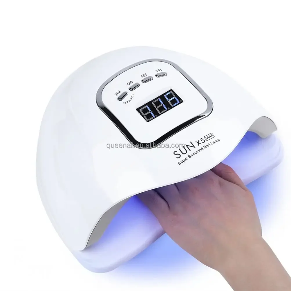 150W Led Uv Nail Dryer 45Pcs Dual Light Nail Gel Polishing Manicure Rechargeable Smart Display Nail Lamp Sun x5 plus