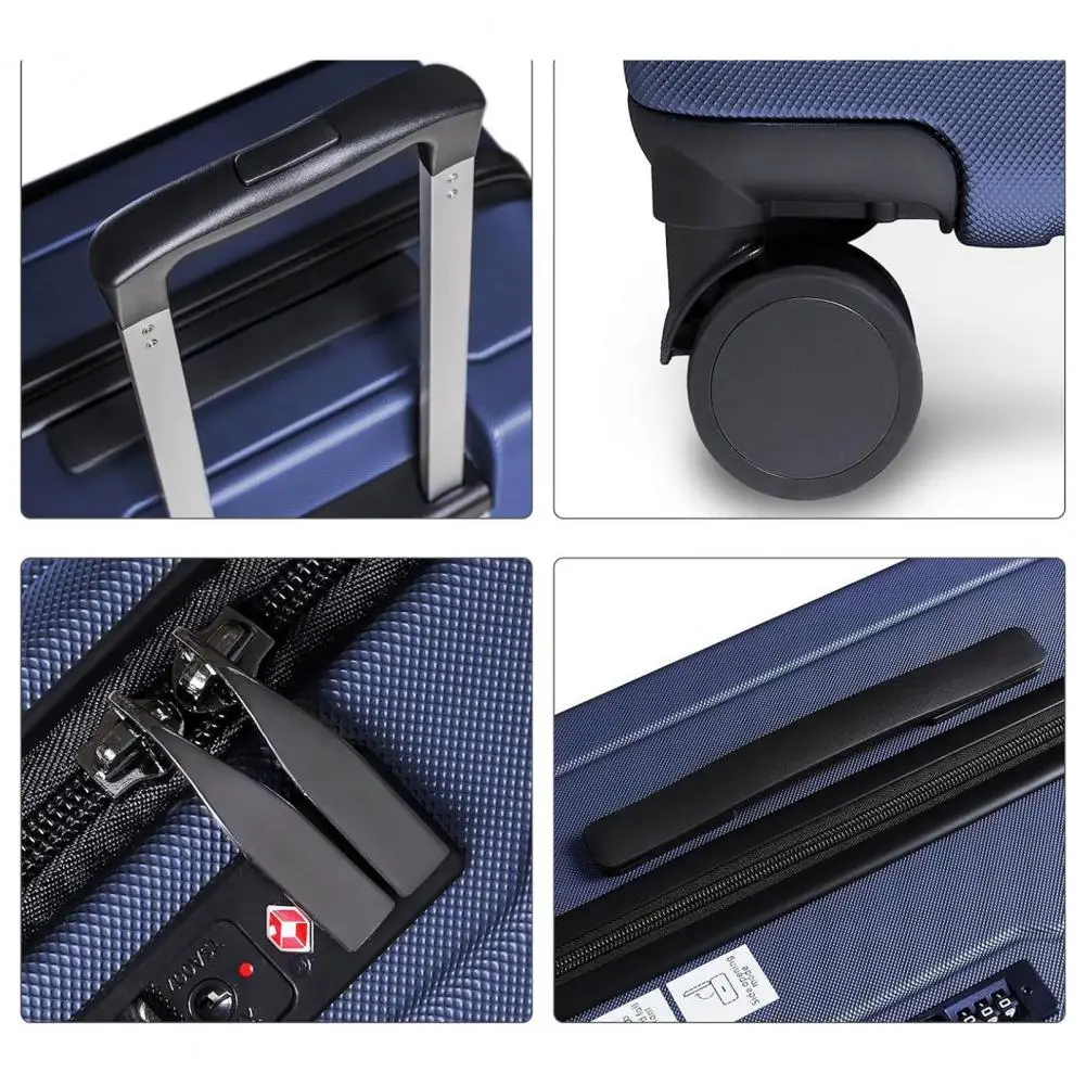 Lightweight Hard Shell Luggage 3-piece Hard Shell Suitcase Set with Tsa Lock Expandable Design Silent Spinner Wheels