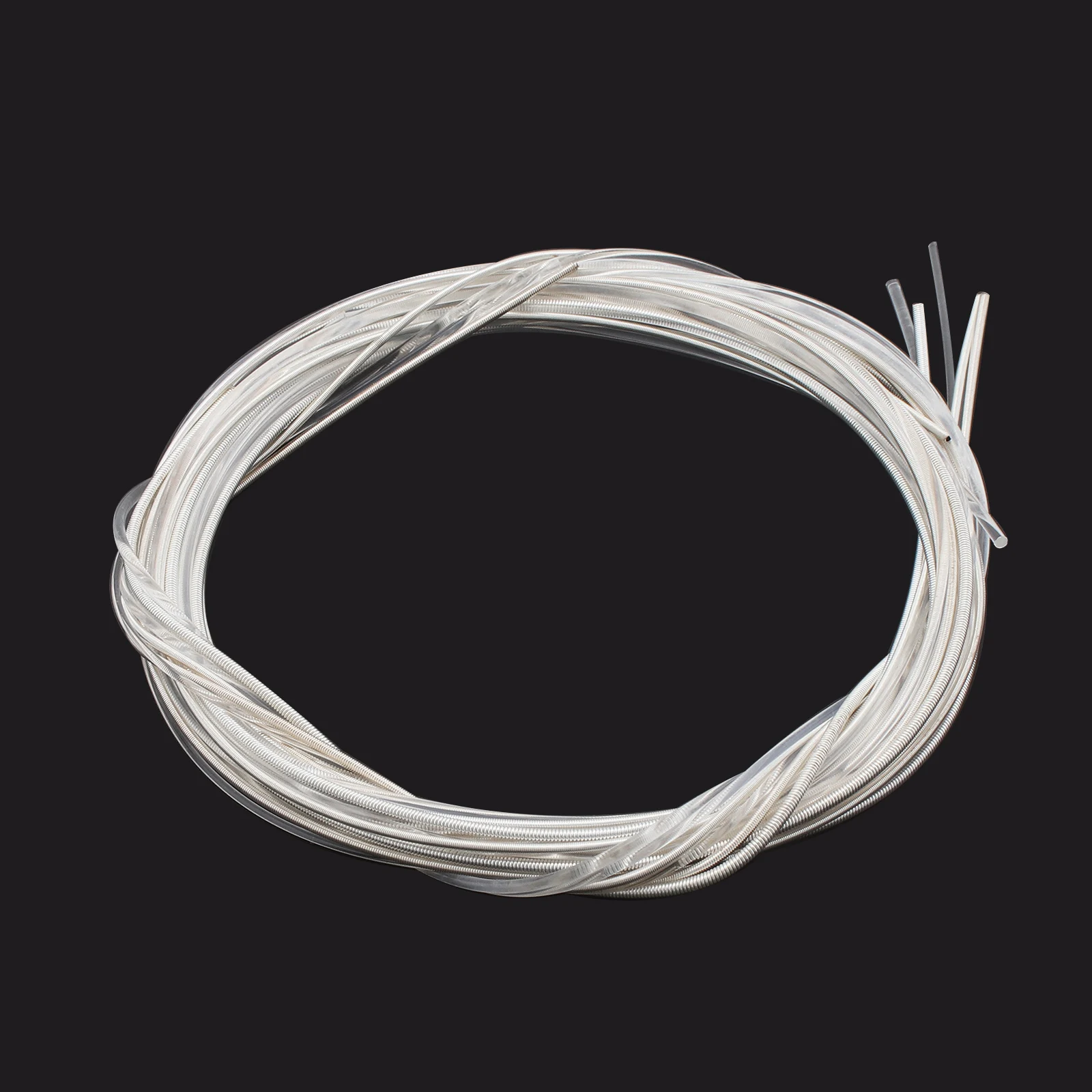 6 pçs/set 3 Nylon Transparente E 3 Núcleo de Nylon Liga Enrolamento Guitarra Clássica Cordas de Nylon, Substituição de Cordas de Guitarra