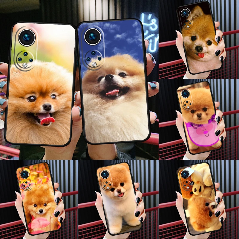 Pomeranian Dogs Dog Colorful Case For Huawei Honor Magic 5 Lite X7 X8 X9a 50 70 P20 P40 P30 Pro P Smart Nova 9 5T Cover