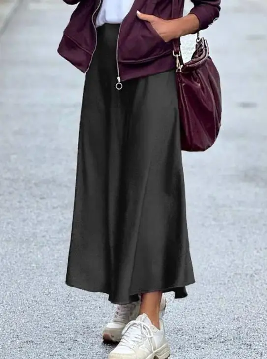 

Elegant High-End Solid Color Half Skirt for Women Autumn Winter 2025 Fashionable Ladies' Skirts