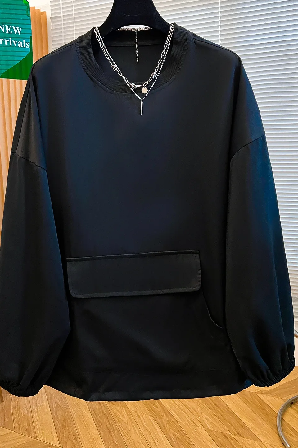 Oversize Spring Autumn T Shirt Blouse Women Loose Long Sleeve Pullover Pocket Woman Shirt Ladies Tops Blusas Mujer De Moda