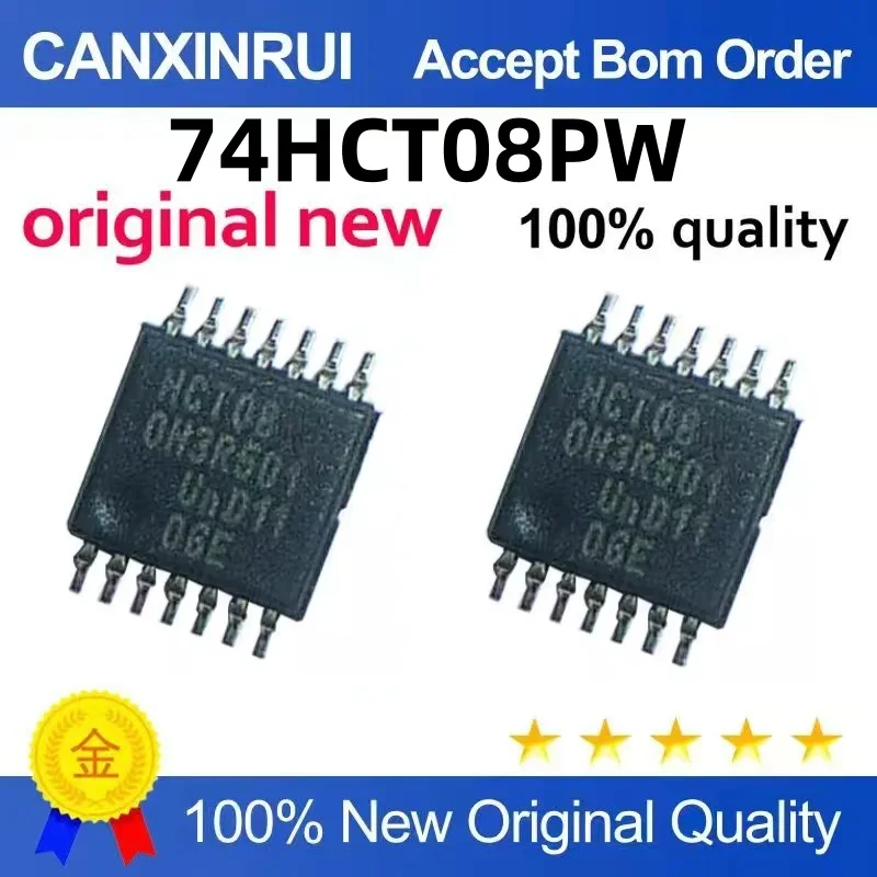 (10-300piezas)New stock 74HCT08PW 74HCT08 HCT08 TSSOP-14 starts with a start