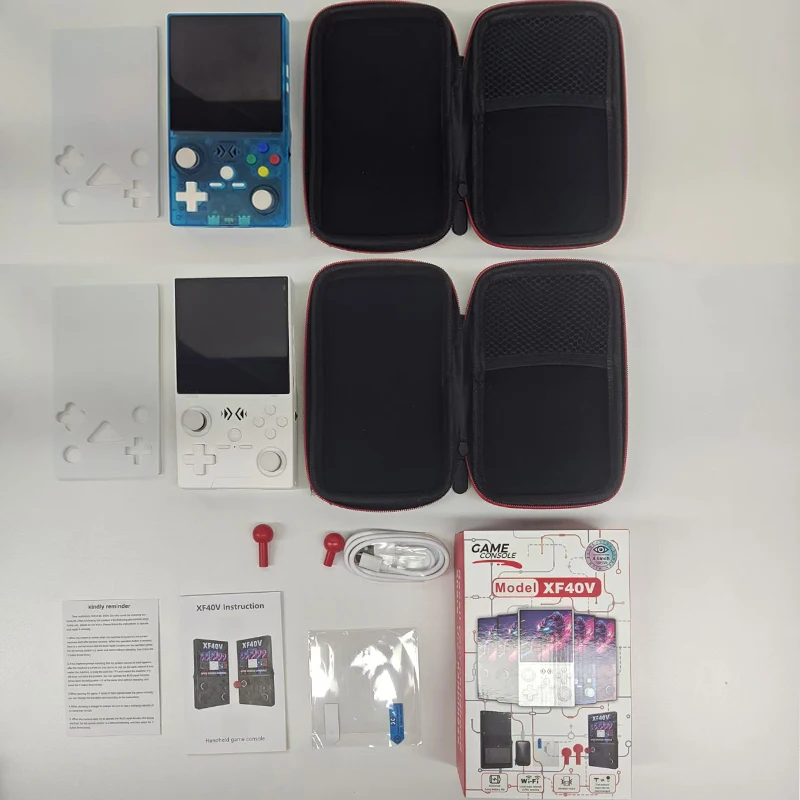 

Ретро-игровая консоль XF40V, до 22000+ игр, 64ГБ/128ГБ, портативная игровая приставка, Linux, 4,0-дюймовый IPS-экран, поддержка Wi-Fi, аркадный джойстик