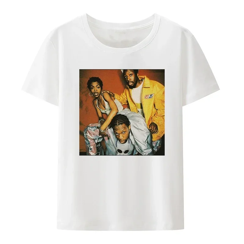 Die fugees T-Shirt Männer Vintage Hip Hop Reggae Fusion Soul Musik Lauryn Hill T-Shirt männlich Sommer ästhetische Kurzarm T-Shirts