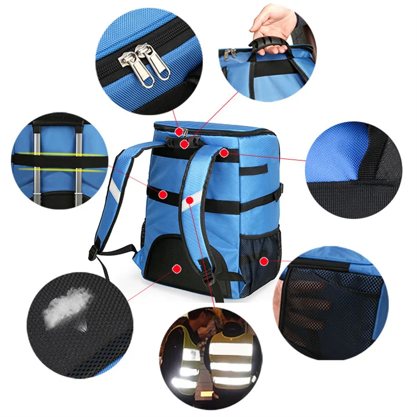 First Aid Backpack Empty Medical Storage Bag Flood Prevention Emergency Rescue Kit Emergency Hiking Camping Backpack
