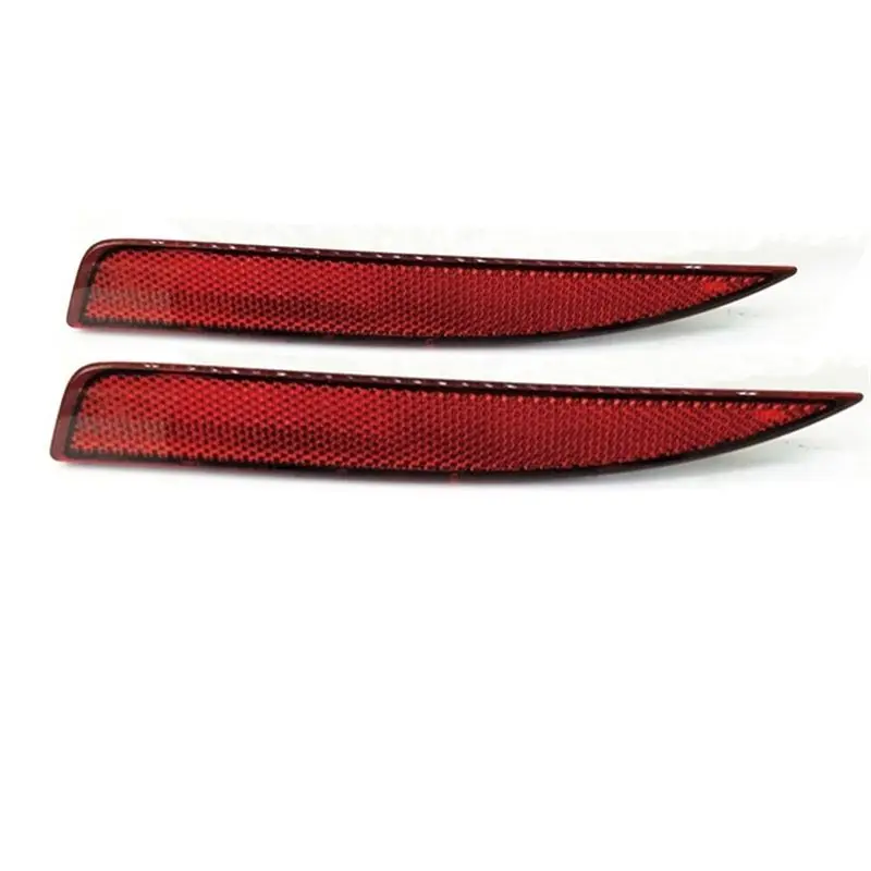 A73Q-1 Pair 1K8945105B 1K8945106B Rear Bumper Reflector Warning Light Strip Cover For Vw Scirocco R R-Line 2011-2015
