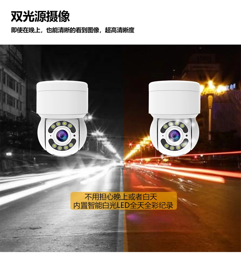 3MP 1536P Tuya APP Wireless PTZ  Intercom IP Camera  Full Color  AI Humanoid Detection Home Security CCTV  Baby Monitor