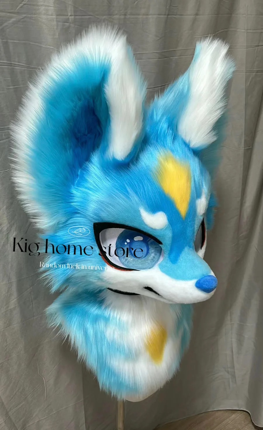Fursuit cuffie Cute Furry Cosplay Dog Wolf Head Costumes custom Fursona Head Comiket Furries Doll Kig Series Kawaii Animal