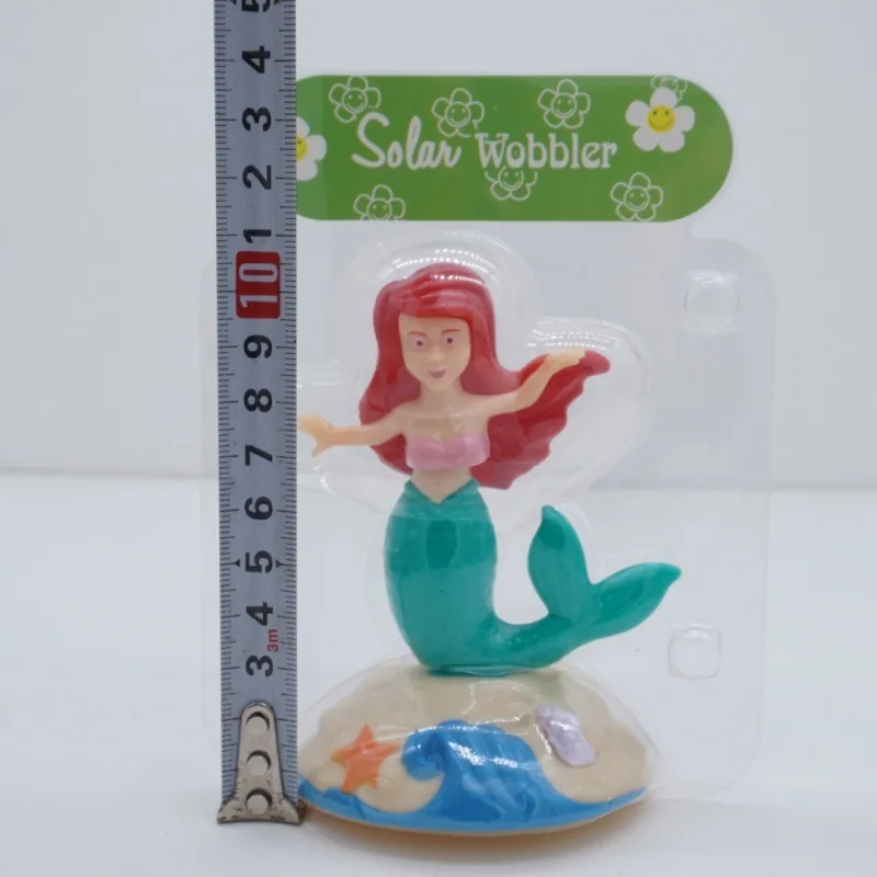 Neue Kreative Sommer Strand Meerjungfrau Solar Spielzeug Cartoon Nette Meerjungfrau Schwingen Tanzen Auto Dekoration Ornamente Kinder Solar Spielzeug