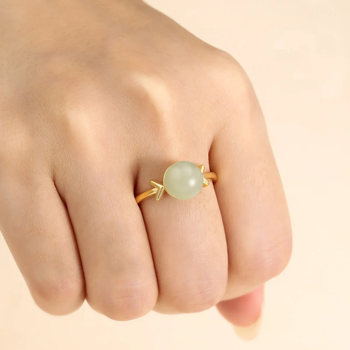 925 Sterling Silver Adjustable Ring Blank Base Fit 6-8mm Round Beads DIY Ring Jewelry Making Accessories Finding