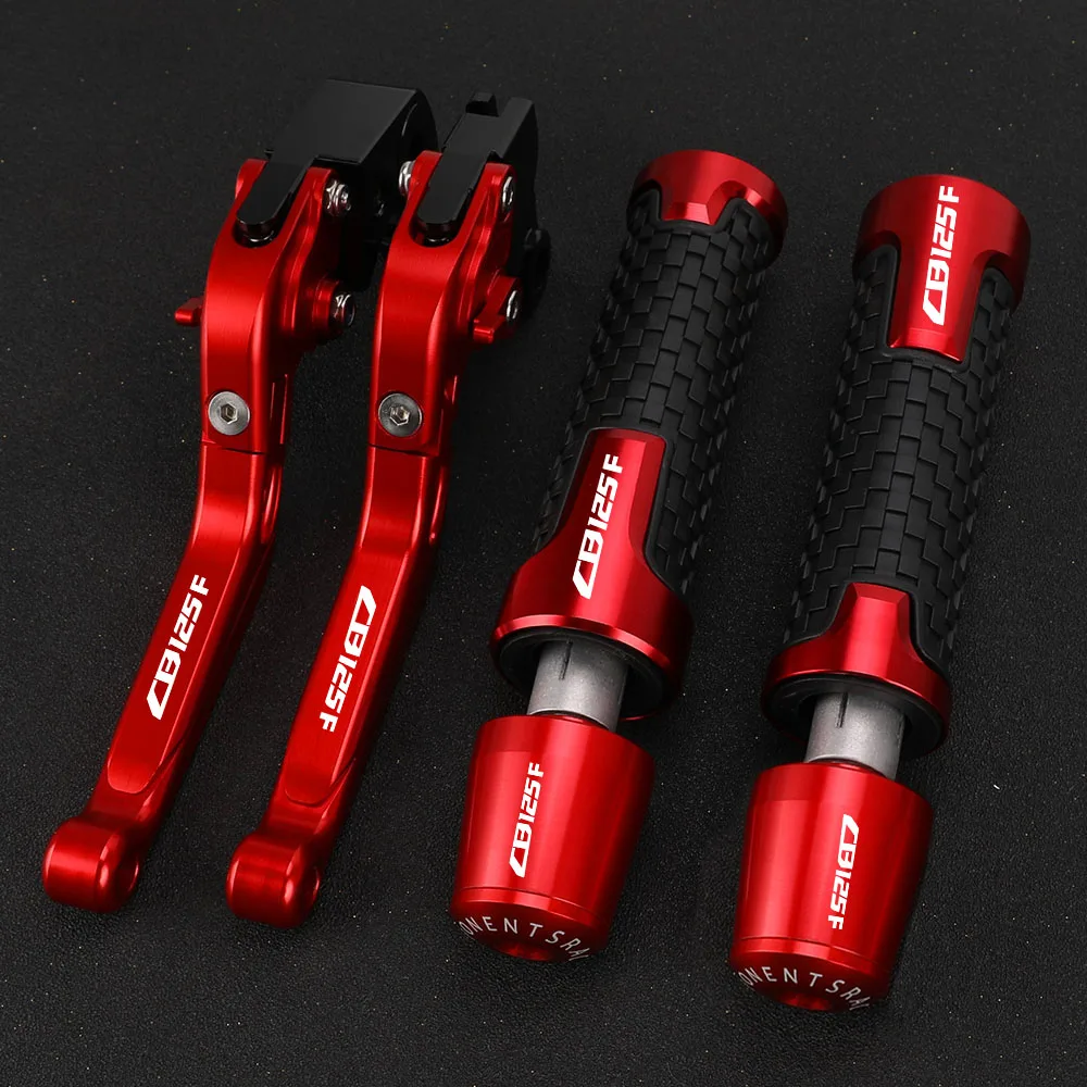 

CB125 F 2015 2016 2017 2018 2019 Motorcycle Extendable Adjustable Brake Clutch Levers Handlebar grips For Honda CB125F CB 125F