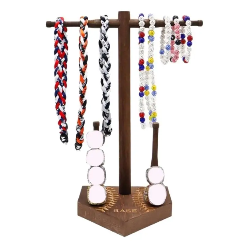 31BB Crosses Display Rack For Necklace Bracelet Ring Organization Storage
