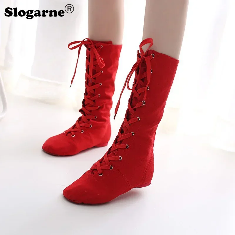 Chaussures de danse Pole Dance pour femmes et hommes, bottes de ballet, chaussures de jazz modernes, chaussures de scène pour enfants, bottes de jazz modernes, semelle en cuir