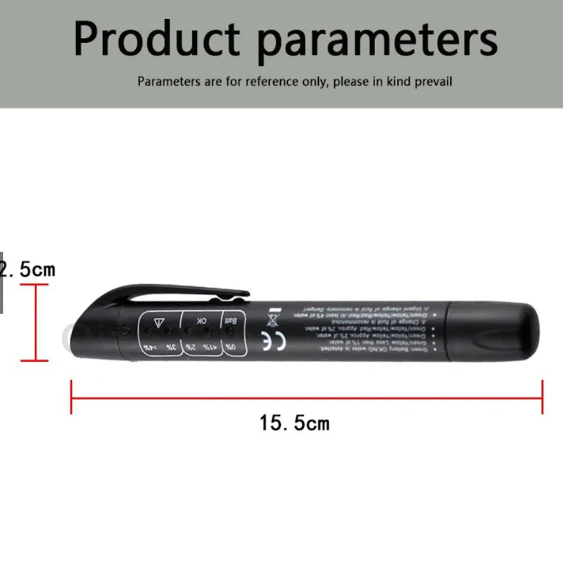 Brake Oil Detection Pen, Moisture Tester, Brake Fluid Detector, Automotive Maintenance Instrument And Tool