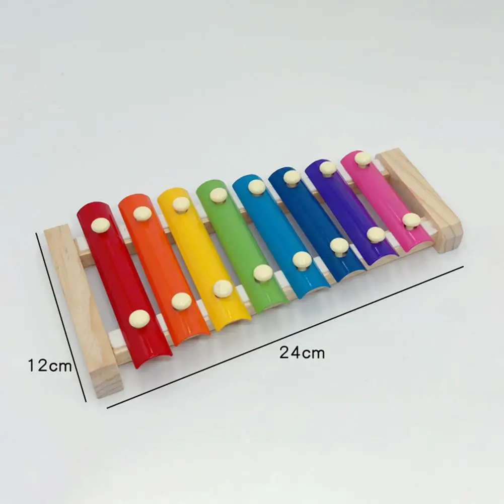 Kids Wooden Xylophone Educational Percussion Musical Instrument Toy for Toddlers Baby Wood Instrument Toys Accessories