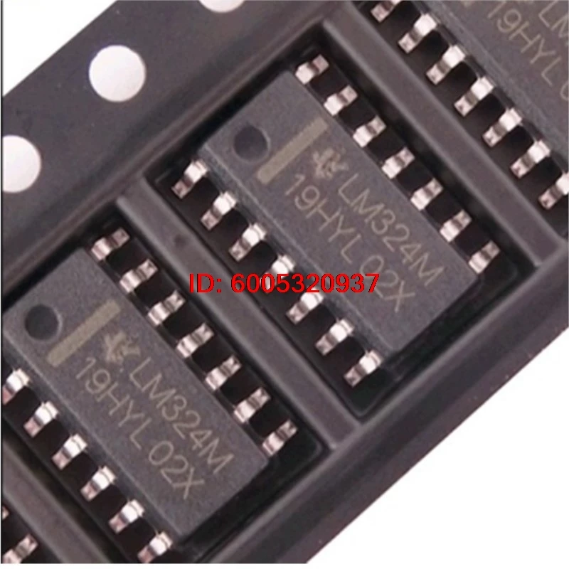 10~100pcs/lot LM324M LM324MX/NOPB LM324DR SOP-14 100% Brand New Original.