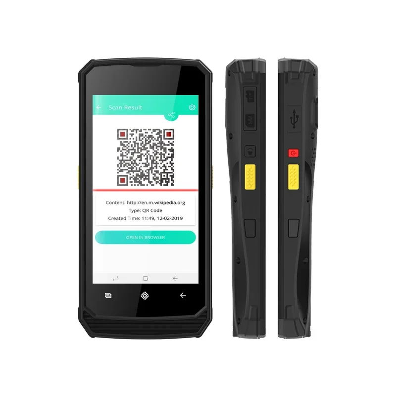 UNIWA M580 NFC LF RFID Optional Hot-swap Power Batteries 2D Barcode Scanner 	IP65 Rugged PDAs