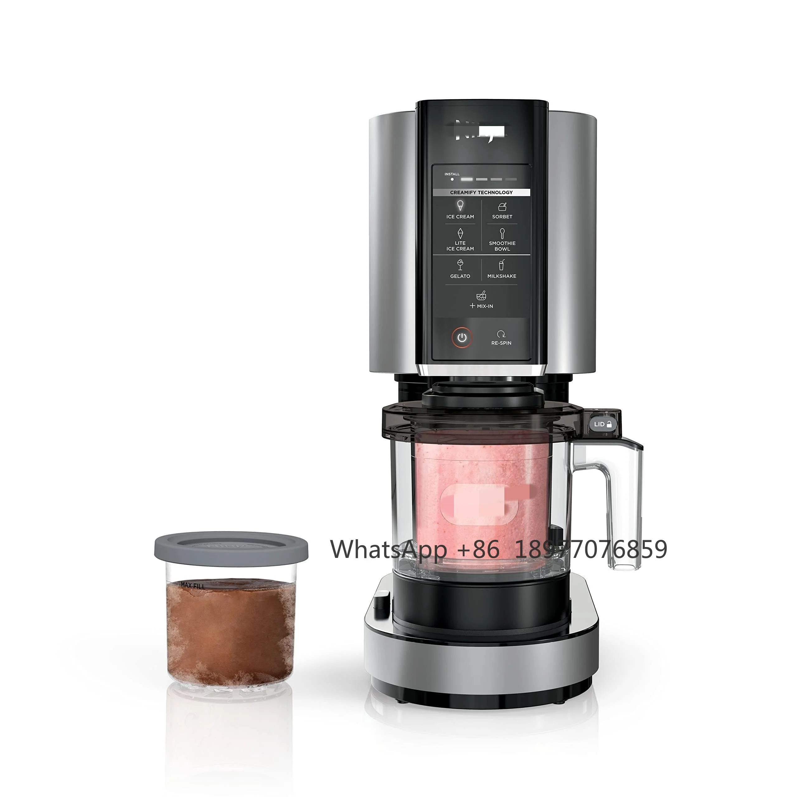 CREAMi Deluxe 11 en 1 Sorbet Milkshakes Frozen Treat Máquina para hacer helados/Máquina para hacer helados suaves/Máquina para yogur helado