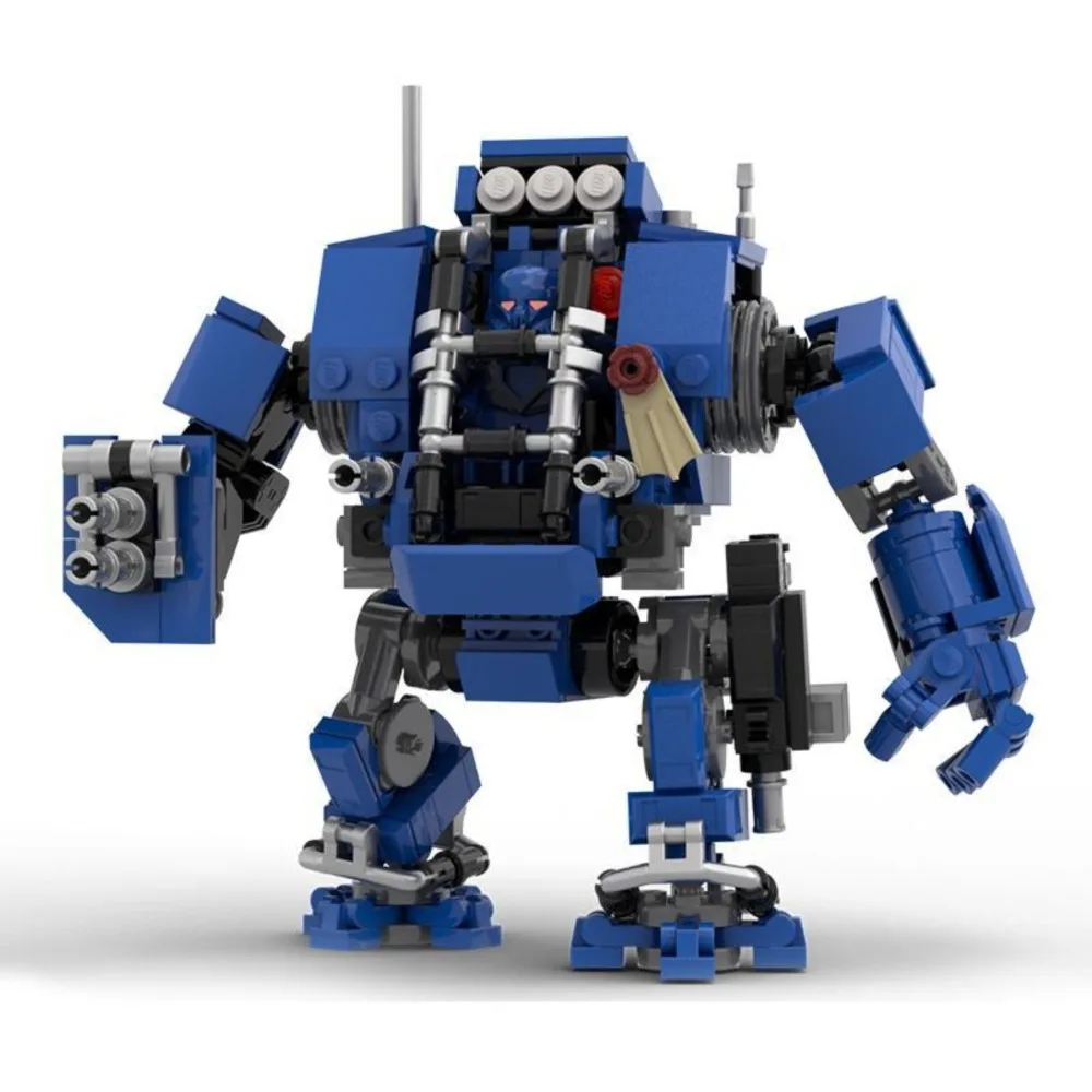 396PCS Invincible Tactical Mech Model Building Kit Militaire Robot Kleine Deeltjes Assembly Blokken Collectible Toy