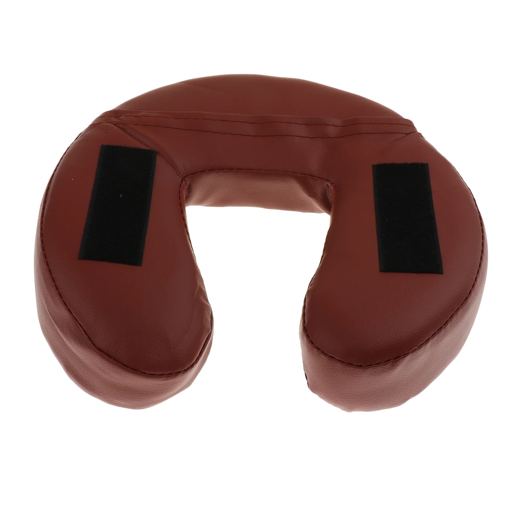 Soft Spa Foam Massage Table Face Cradle Pad with Ultra-Soft PU Leather Cover - Head Rest Cushion Pillow Positions Head and Neck