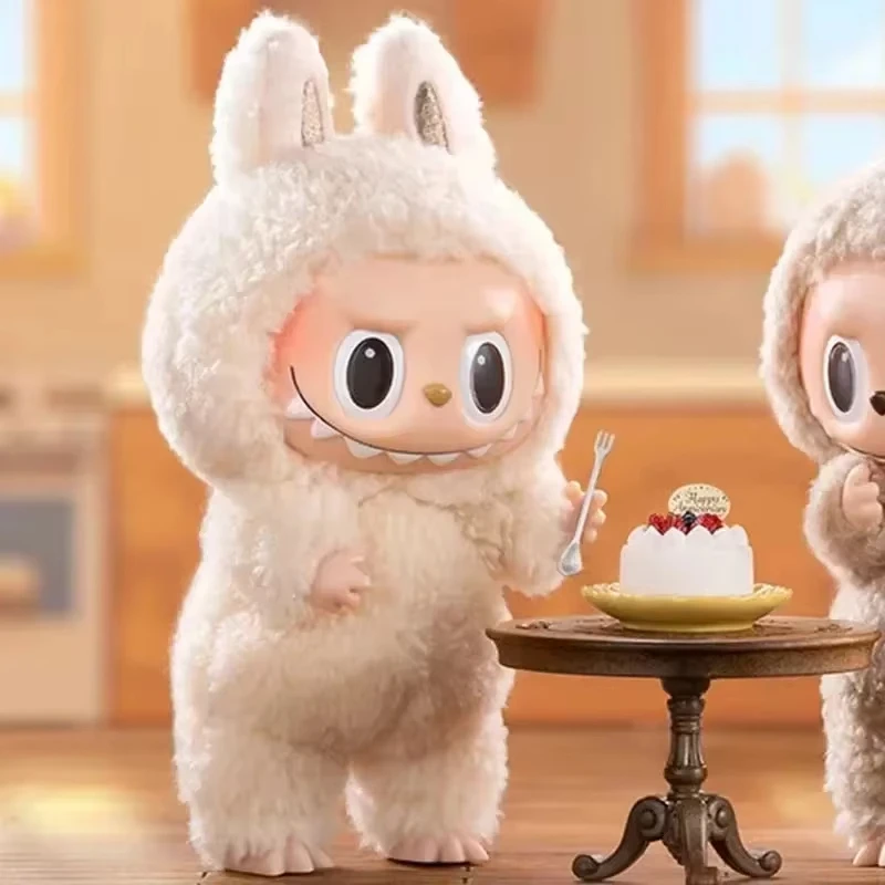 

100% подлинная серия PopMart Labubu Macaron, слепая коробка монстров, коллекционная игрушка-кукла, загадочная фигурка-сюрприз, идеальный подарок