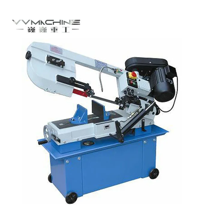 VV China Electric Semi Automatic Pipe Steel Small Price Cutting The Band Saw Hine For Metal