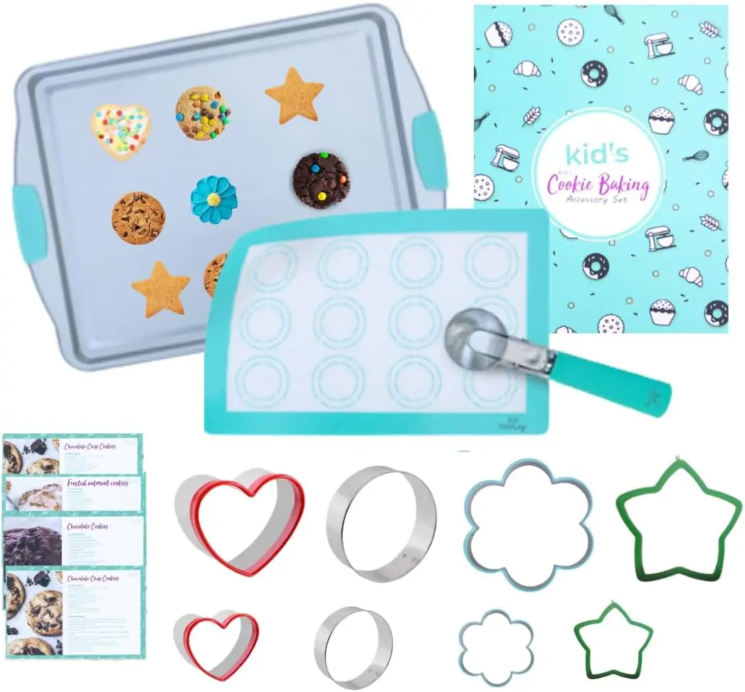 

Набор для выпечки печенья для детей - Кухонные принадлежности для юных поваров - Детский набор для выпечки для девочек и мальчиков