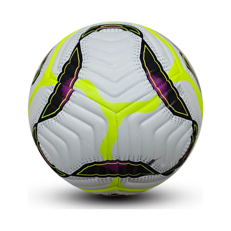 Pelotas de fútbol más nuevas, tamaño estándar 5, Material PU, alta calidad, juego oficial al aire libre, entrenamiento de fútbol, fútbol sin costuras