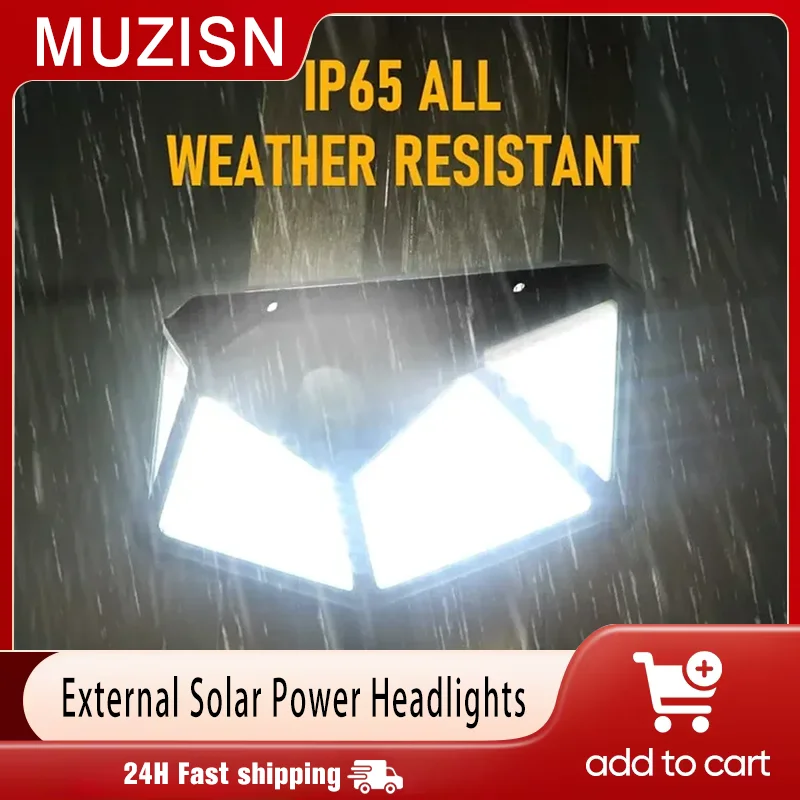 

Multifunctional Waterproof Solar Lamp Outdoor Garden Decoration Solar Led Light Sunlight Powered Spotlight with Motion Sensor