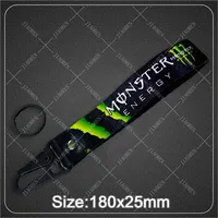 New Monster Energy Keychain Key Chain Ring Keyring Logo for YAMAHA HONDA SUZUKI KAWASAKI BMW