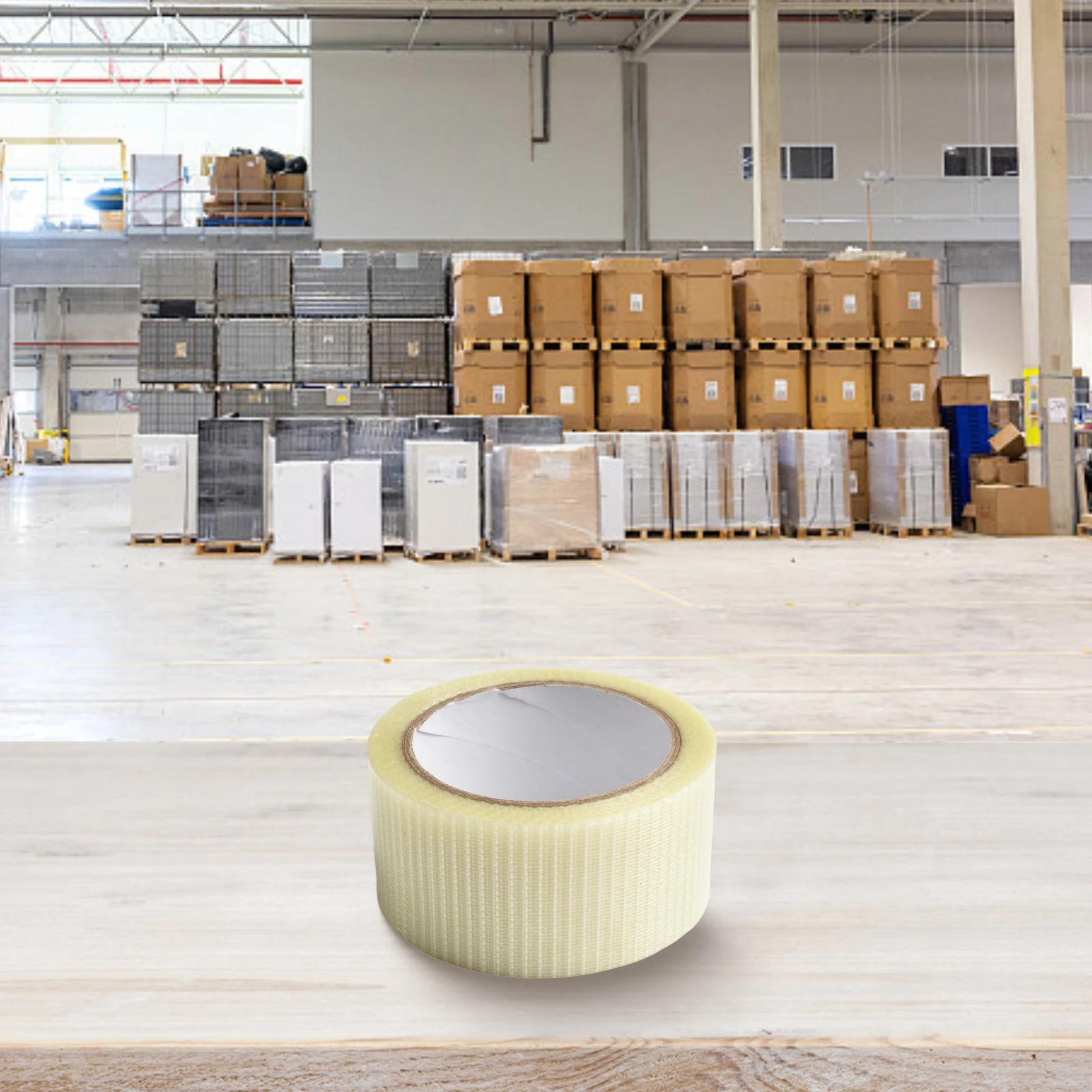 Mesh Fiberglass Tape For Mold Electrical Fixing Fiber Glue Single-Sided Tape Wear-Resistant Glass Fiber Reinforced Tape