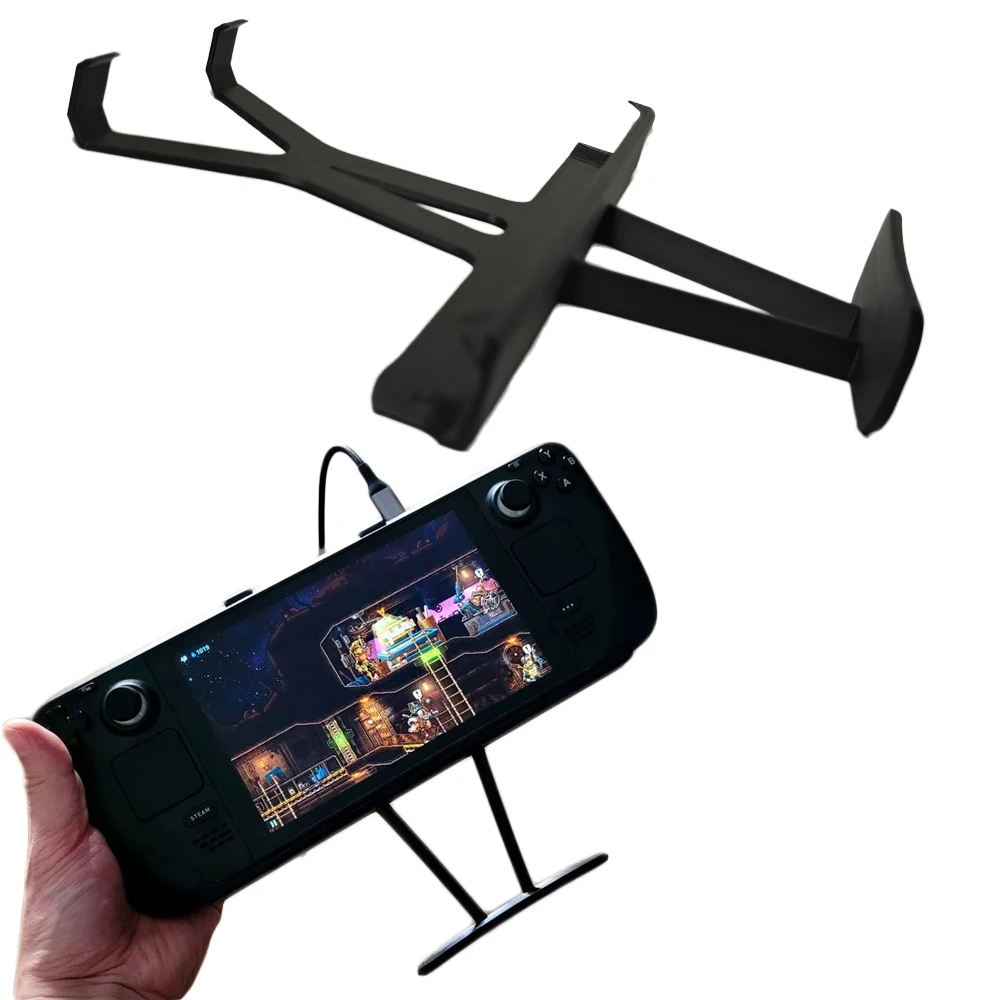 

For Steam Deck belly Stand Bracket Portable Chassis Base for Steam Deck Holder Game Accessories
