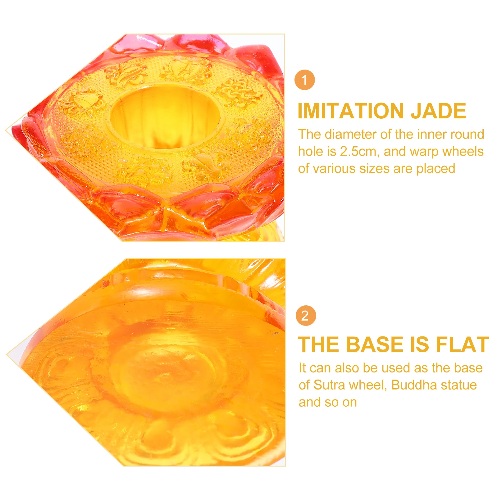 قاعدة عجلة الصلاة حامل الراتنج على شكل اللوتس لحامل بوذا سطح المكتب المستقر الدعم الديني ديكور المنزل