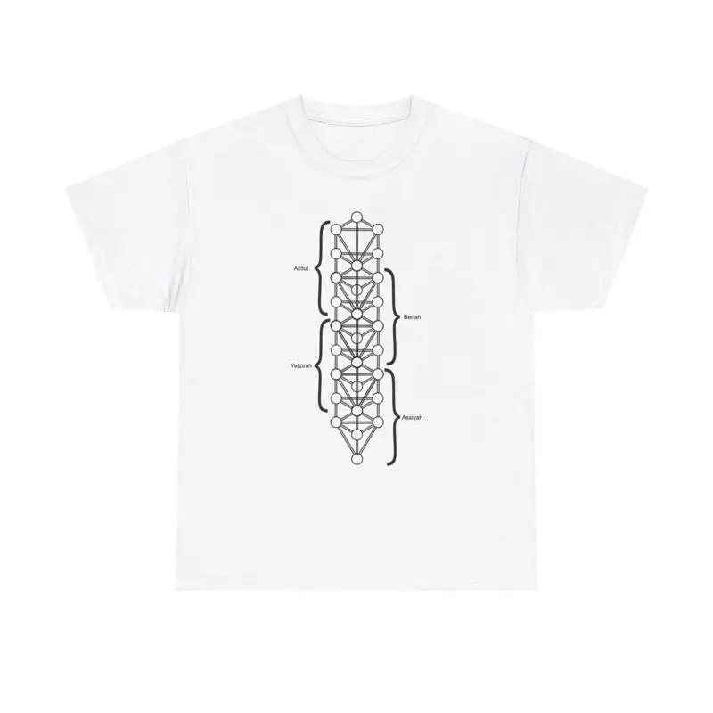 Jacob s Ladder T Shirt esoteric kabbalah ancient tree of life mystic sephirot