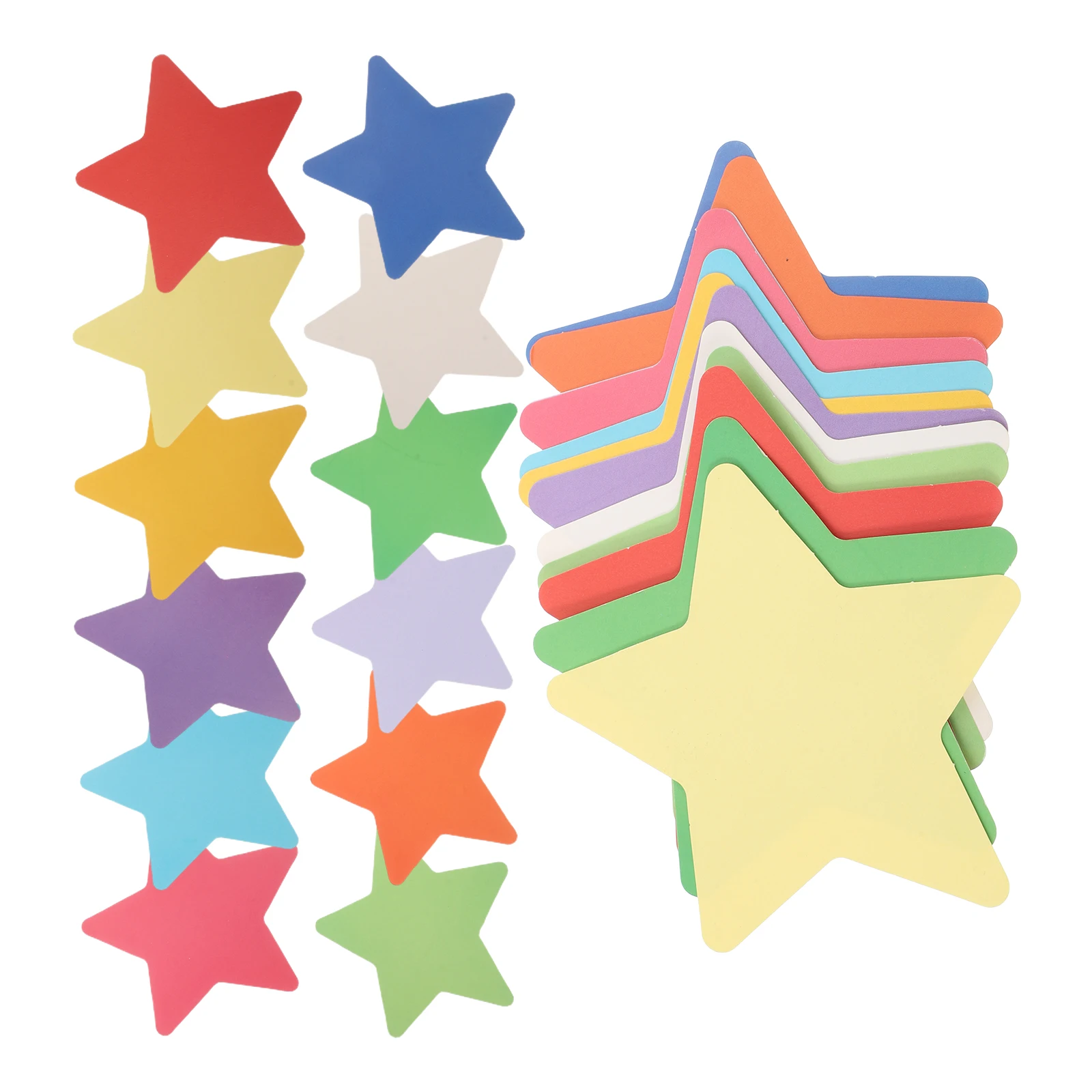 

360pcs Paper Stars Decorative Classroom Accessories Bulletin Paper Cutout Decoration Stars Cutouts Board Wall Door