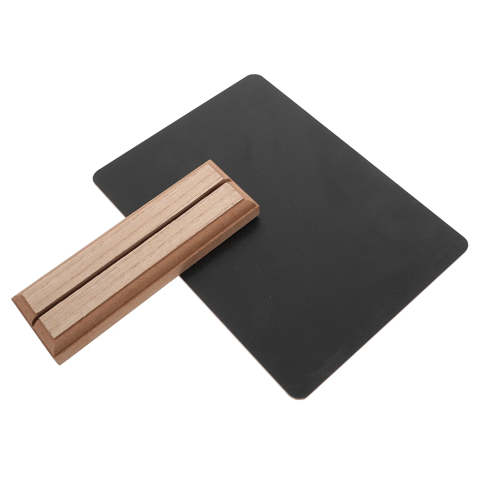 2Pcs Mini Tafel Zeichen Halter Abnehmbare Holz Desktop Nachricht Boards Tisch Stehen Menü Display Lebensmittel Label Beschreibbar