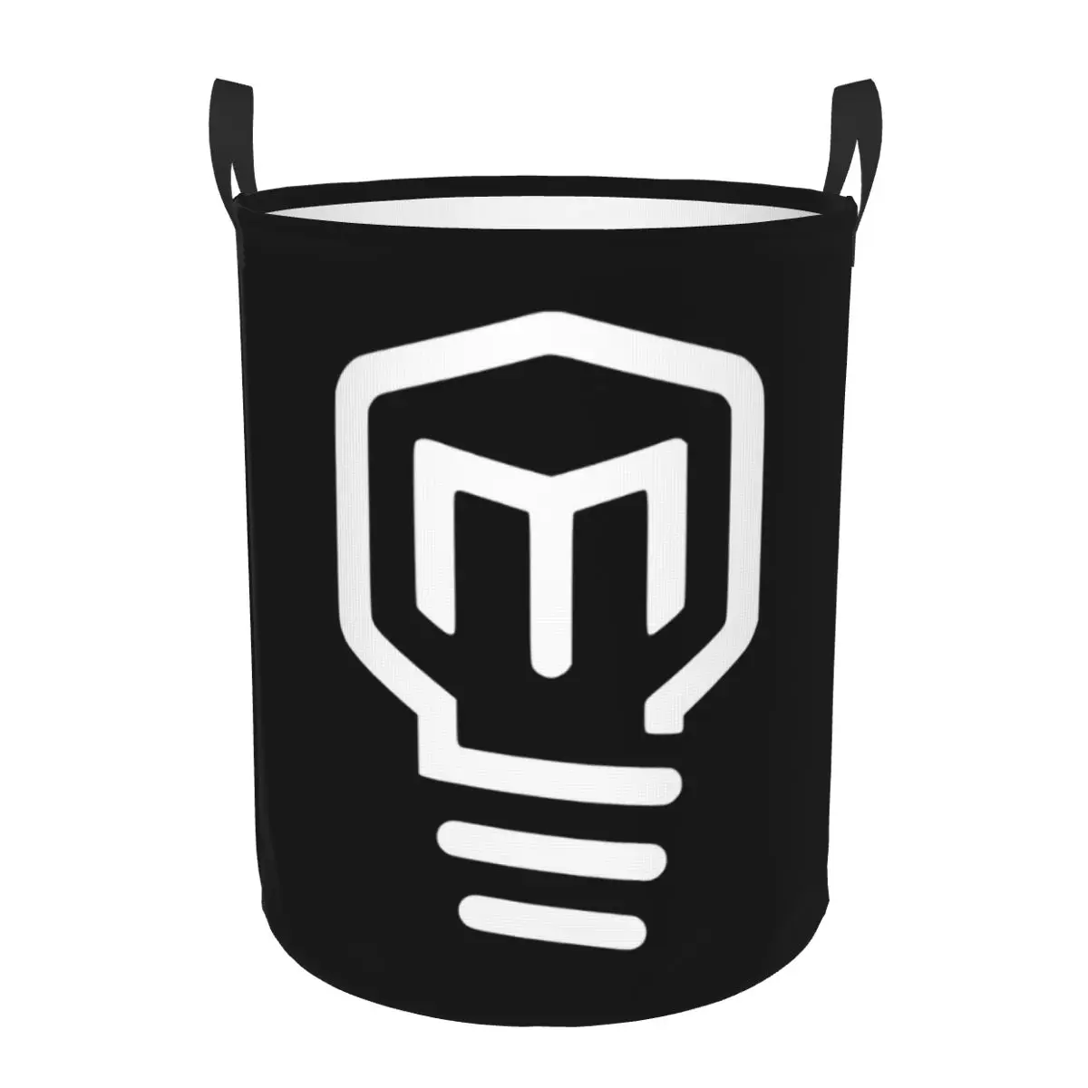 

Mark Rober HD Logo Foldable Laundry Baskets Dirty Clothes Toys Sundries Storage Basket Large Waterproof Bucket For Home Kids