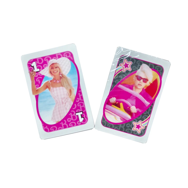 UNO Barbie Characters Matching Card Game Family Party Fun Entertainment Board Poker Toy Xmas Gift