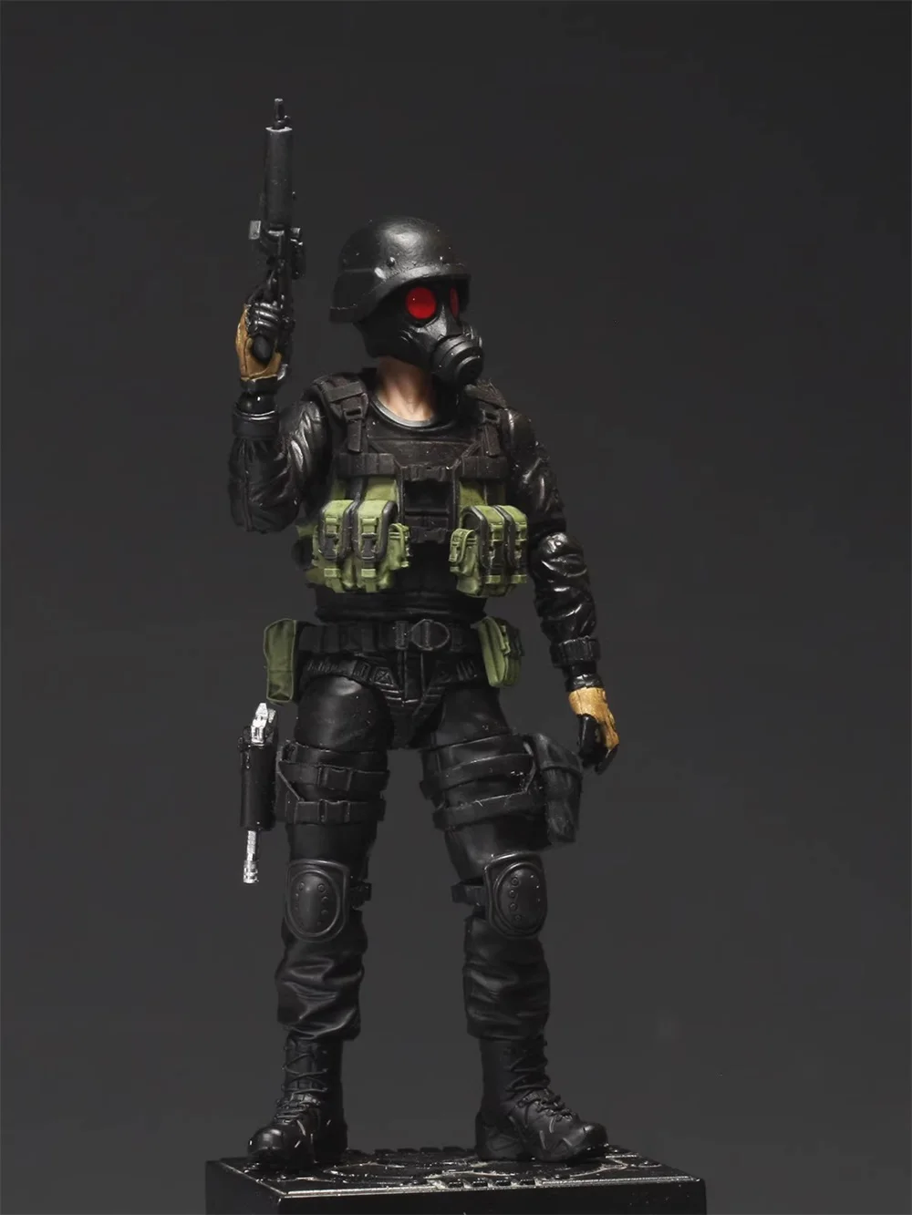 1/18 Acid Rain Residents of the Grim Reaper Hunk Full Set Evil Moveable Action Figure Accessories For Fans Collectable DIY