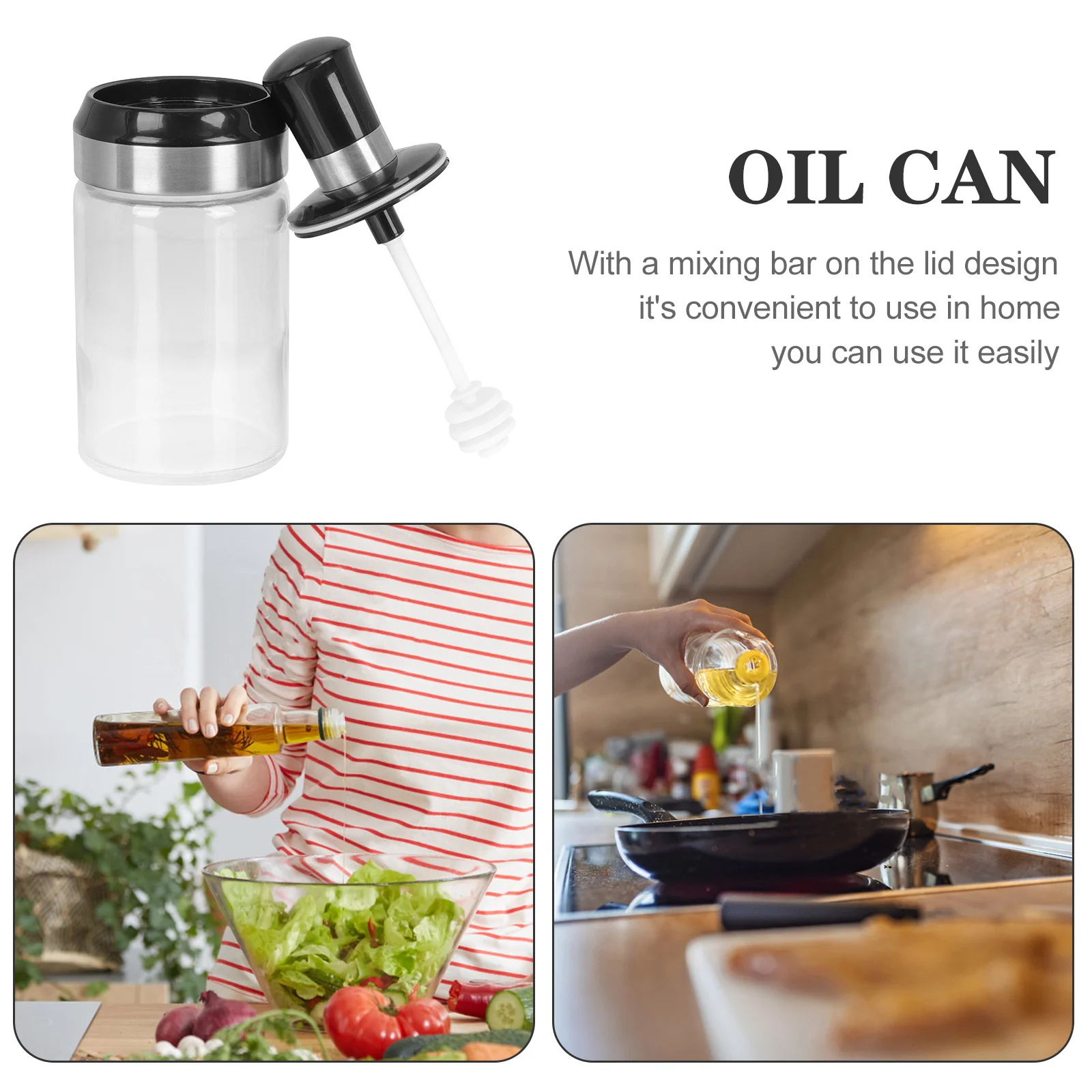 

Transparent Honey Jar Unique Design Silicone Seal Lid Spoon Kitchen Storage Container Household Syrup Storage Honey Bottle