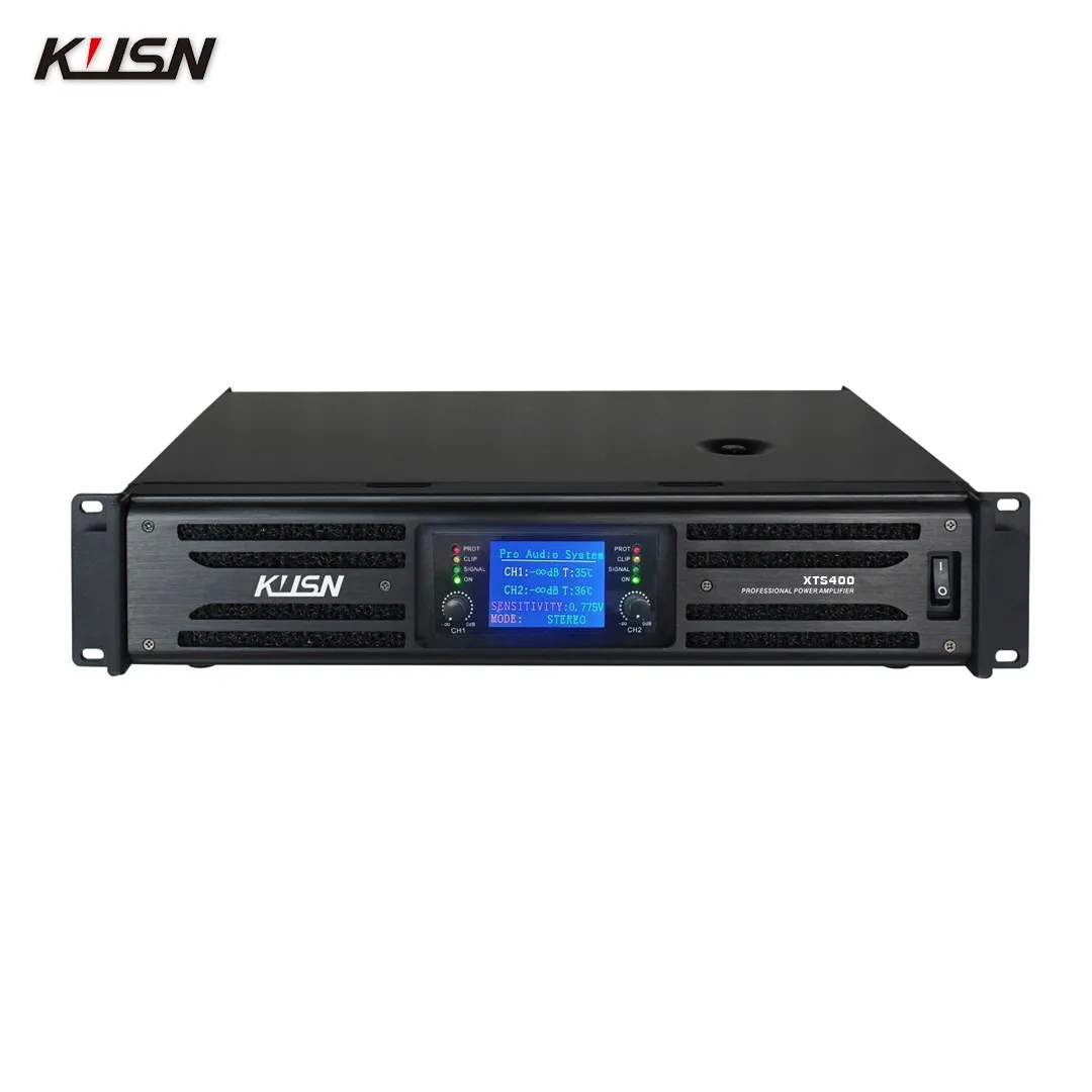 400Wx2 Professional CLASS H Digital Amplifier 8 Ohm Stereo Power Factor Correction High-End Large Performances Bars Party
