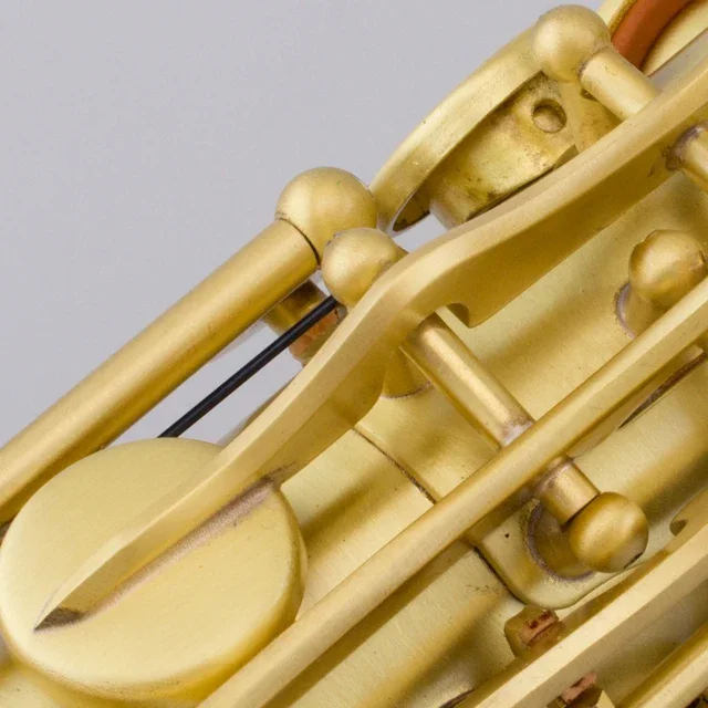 Hand engraving Bb tone tenor saxophone