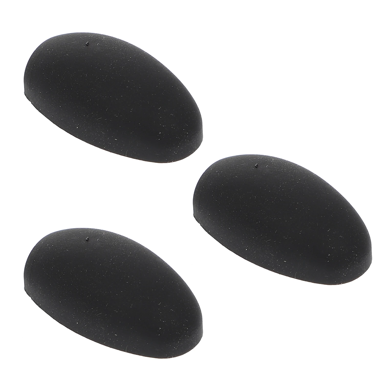 

3 Pcs Sax Side Key Pad Supplies Palm Button Protector Accessories Protective Cover Pads Black Rubber