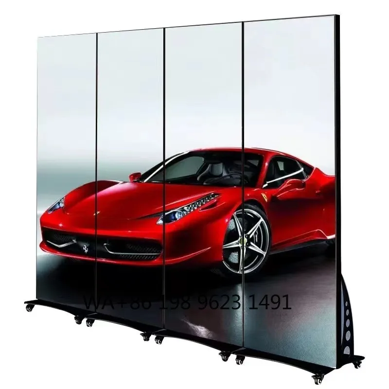 P1.86 P2.5 Standing Mirror LED Poster Digital Advertising Player for Mall Museum Indoor Display