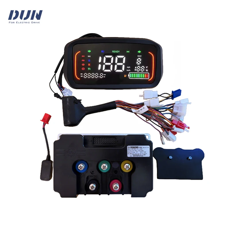 48V-72V nd84680 BLDC Nanjing 340A DC Fardrive Phase 680A V2 Hall Sensor Motherboard with N7 Speedometer for 4000W-6000W Motor