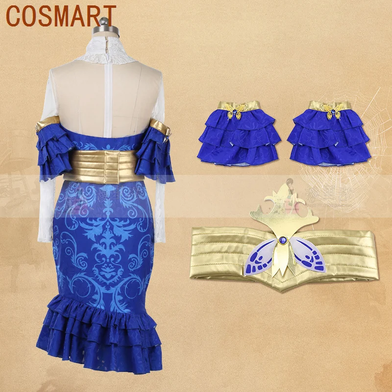 COSMART Anime Identity V Emily Dyer Doctor Skin traje de juego de luciérnaga de verano precioso vestido uniforme disfraz de Cosplay traje de fiesta