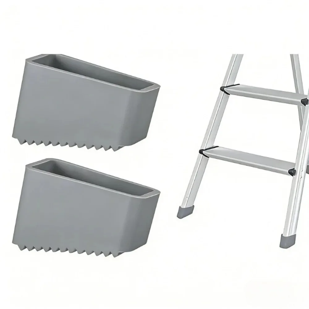 2pcs/4Pcs Step Ladder Feet Covers Versatile Ladder Leg Covers Non-Skid Ladder Pads Rubber Foot Pad for Ladders Foot Sleeve