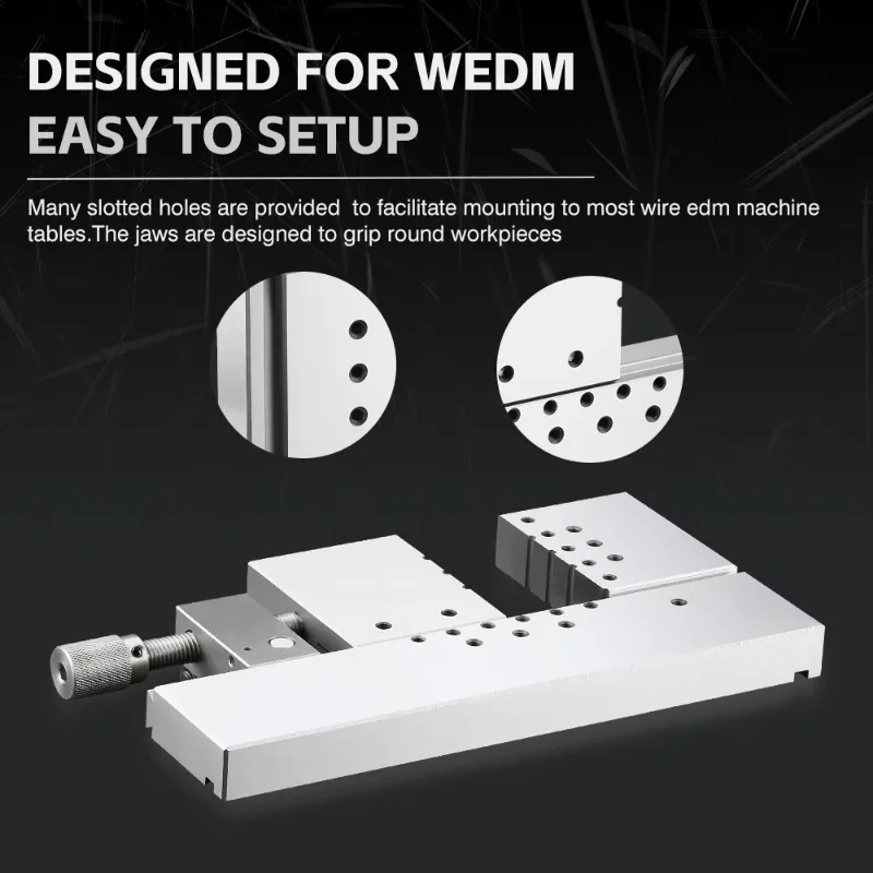 High Quality Workhoding Vise for Sodick Wedm Machine with Clamping Range 100mm SV600C-100