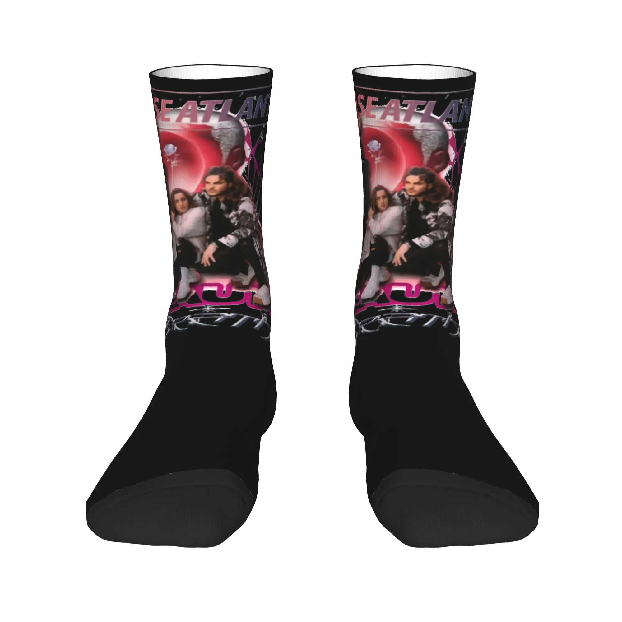 CHASE ATLANTIC TOUR music concert  Theme Design Crew Socks Outfits for Sports Wear Cozy  Crew Socks